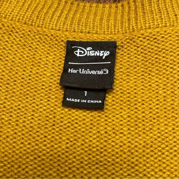 Disney HER UNIVERSE Mickey Mouse Mustard cardigan 1X - Picture 6 of 9